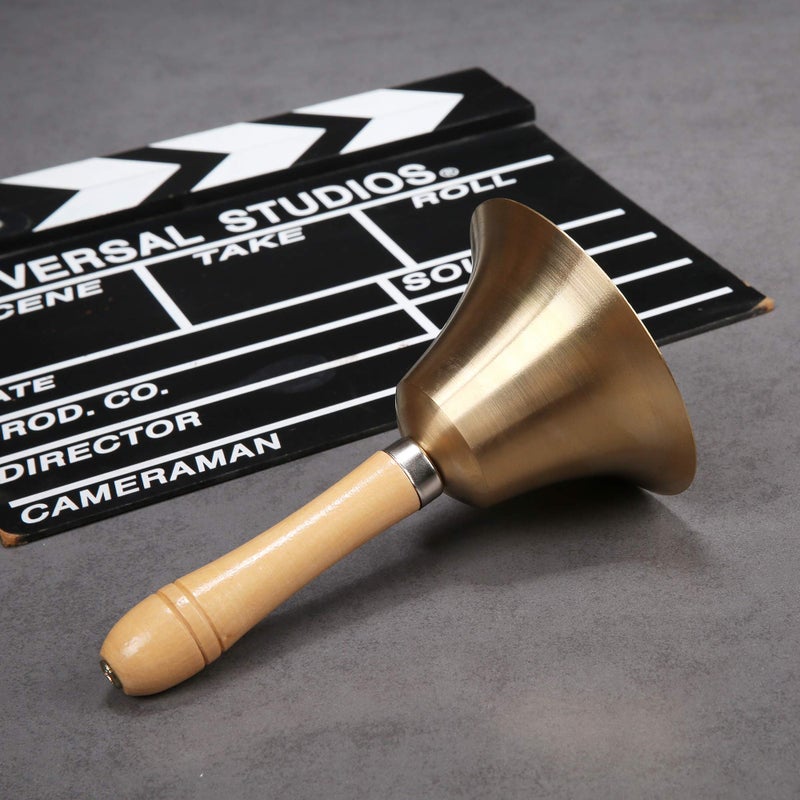 TDOCK Super Loud Solid Brass Hand Call Bell - Image 5